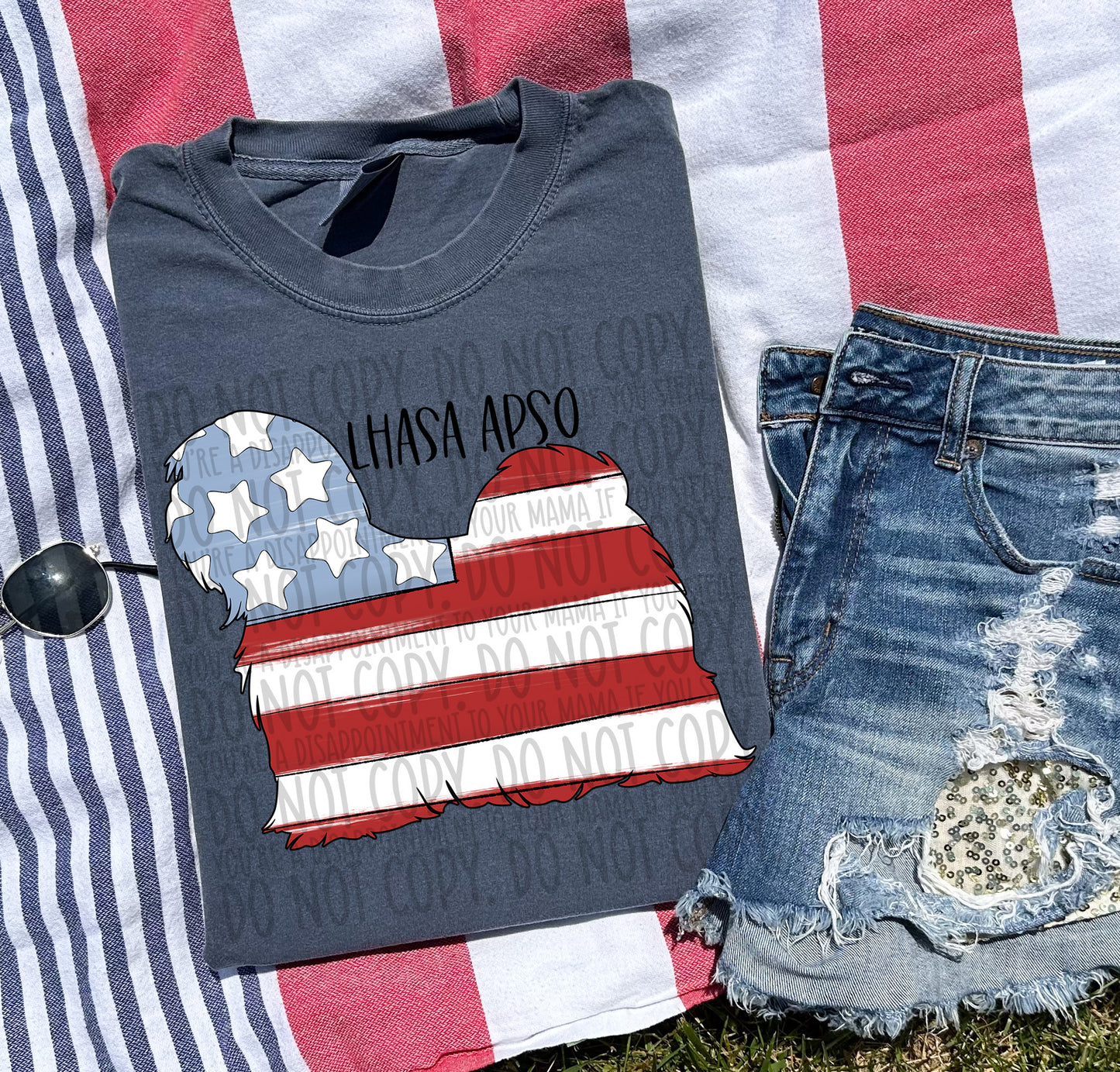 Patriotic Tee- Comfort Color