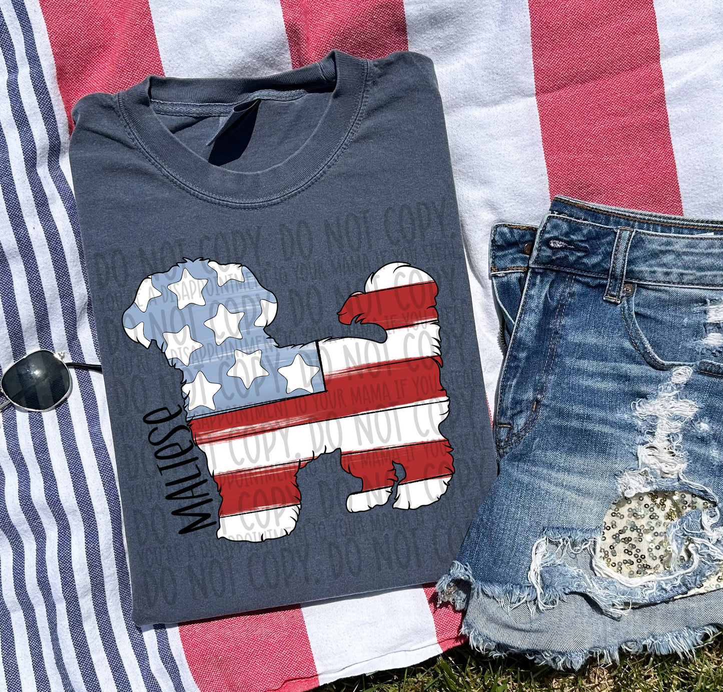 Patriotic Tee- Comfort Color