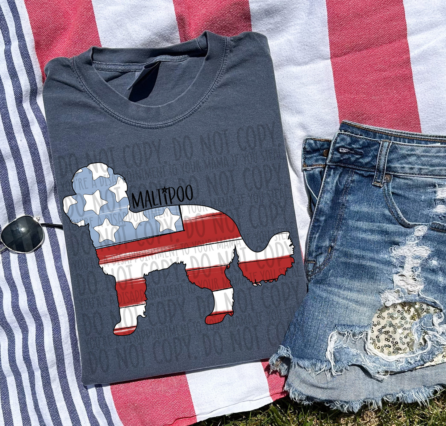 Patriotic Tee- Comfort Color