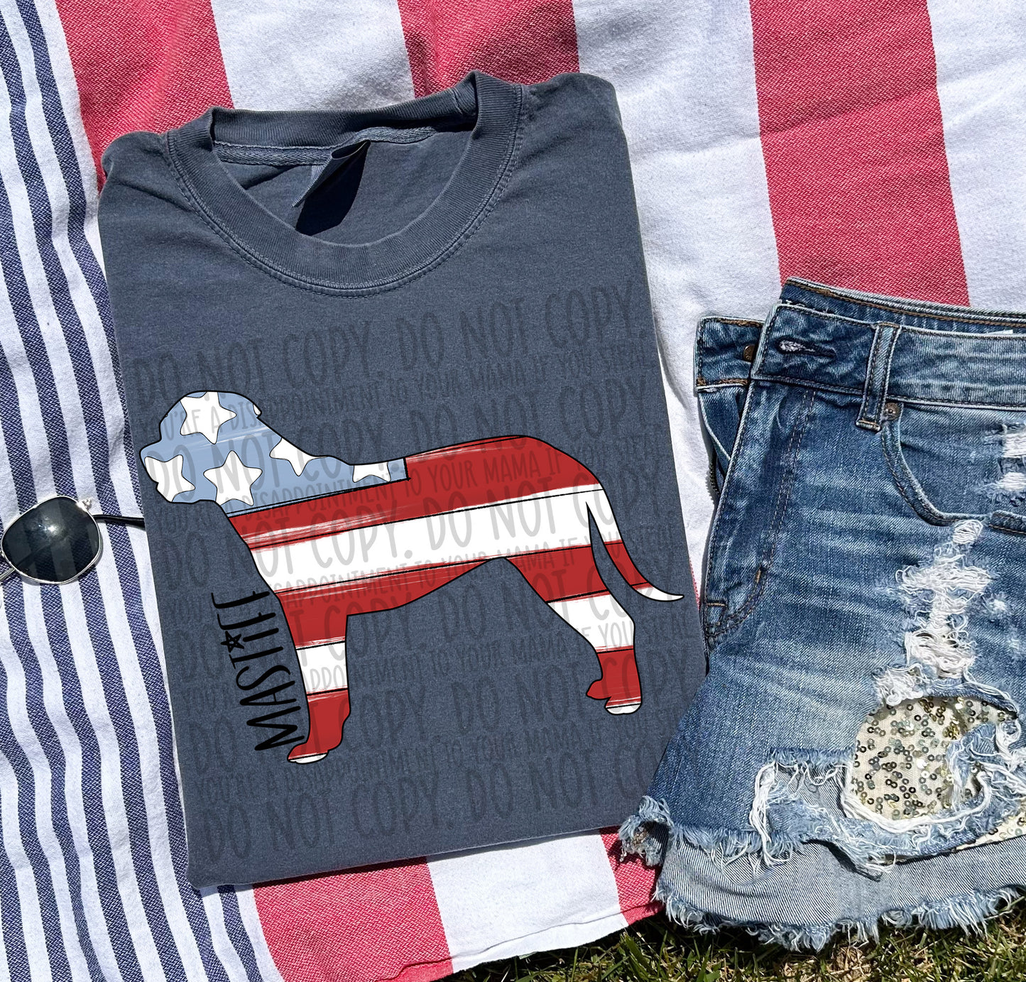 Patriotic Tee- Comfort Color