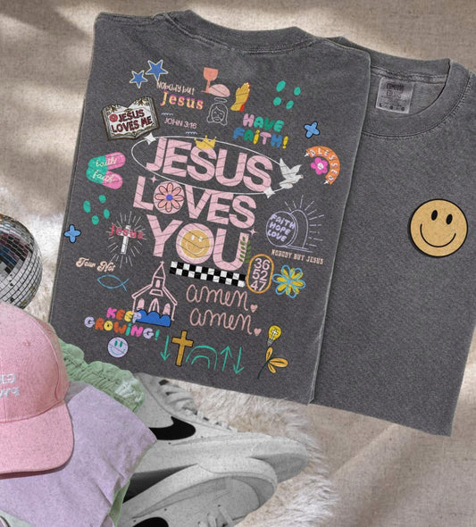Jesus loves you -SET-DTF Transfer
