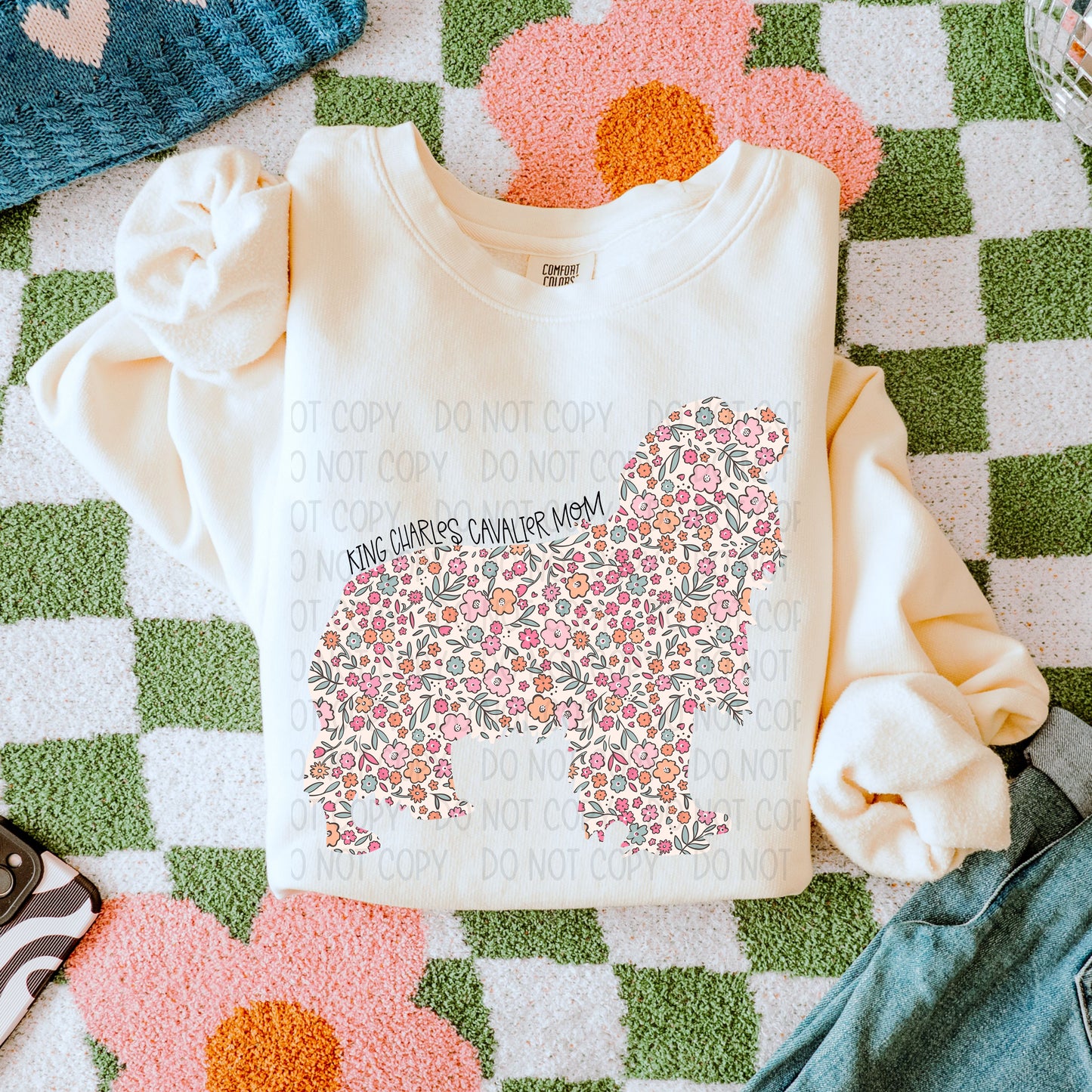 Dog Mom Floral- DTF Transfer