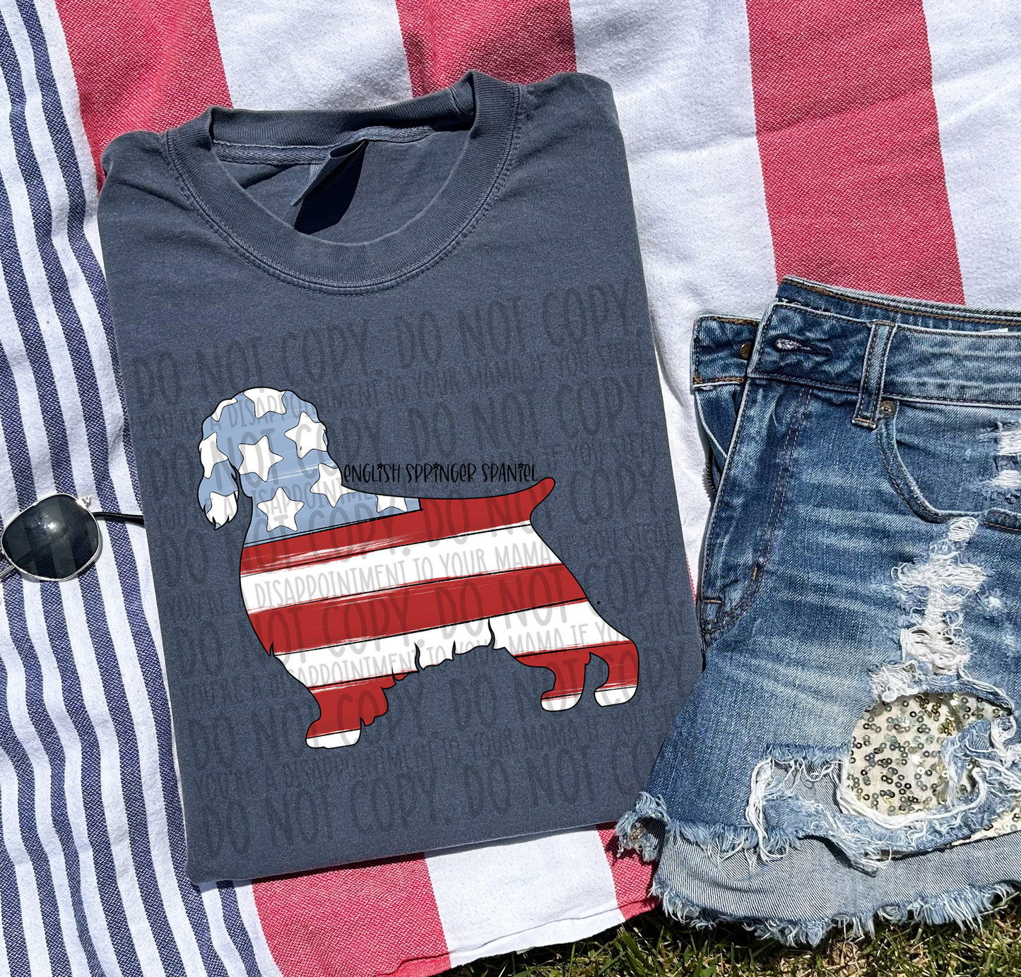 Patriotic Tee- Comfort Color