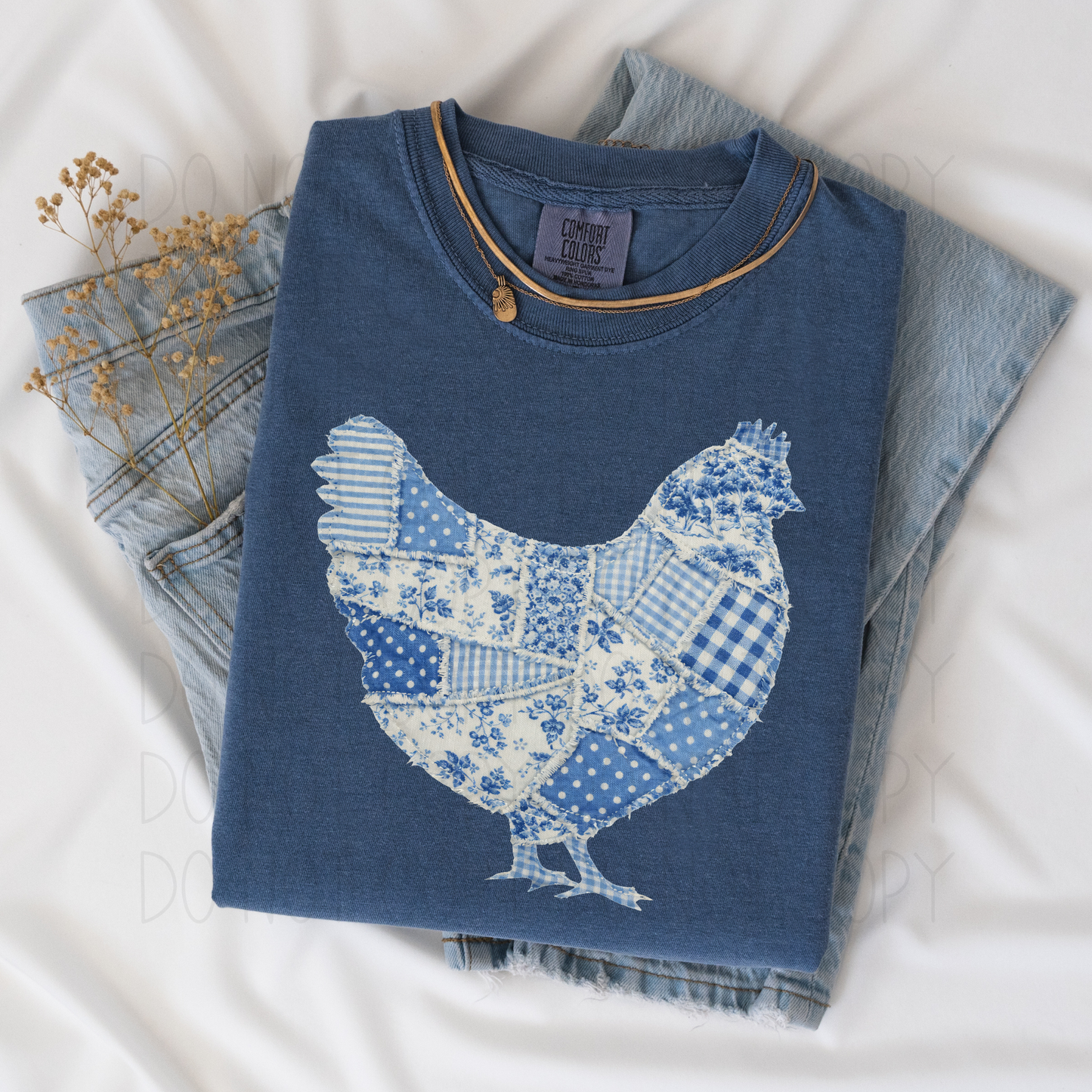 Blue Chicken- DTF Transfer