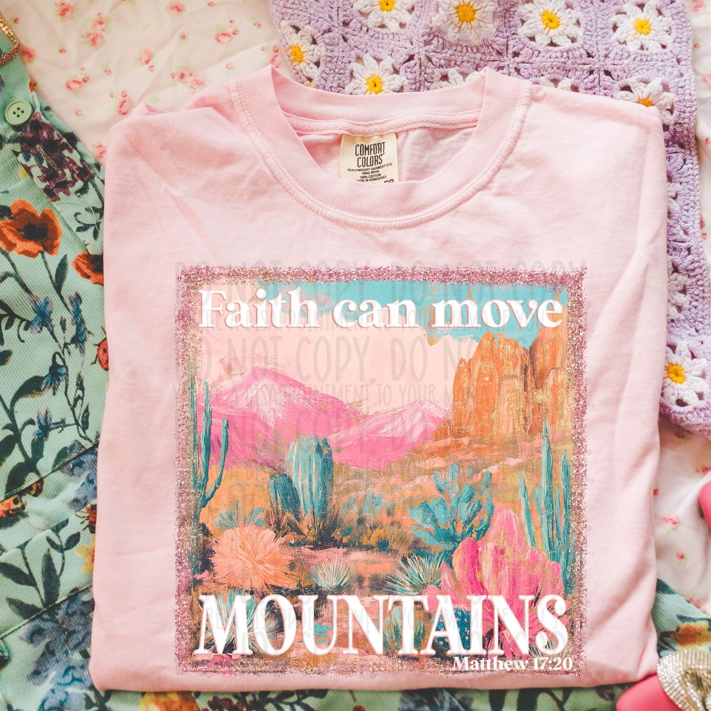 Faith can move mountains Matthew 17:20-DTF Transfer