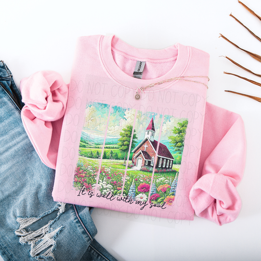 It is well with my soul- DTF Transfer ( CHURCH)