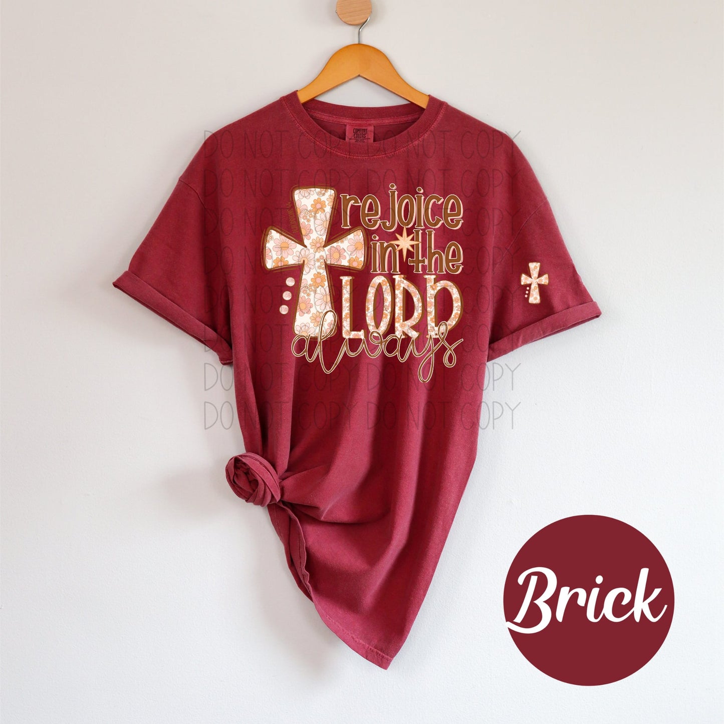 Rejoice in the Lord always- DTF Transfer