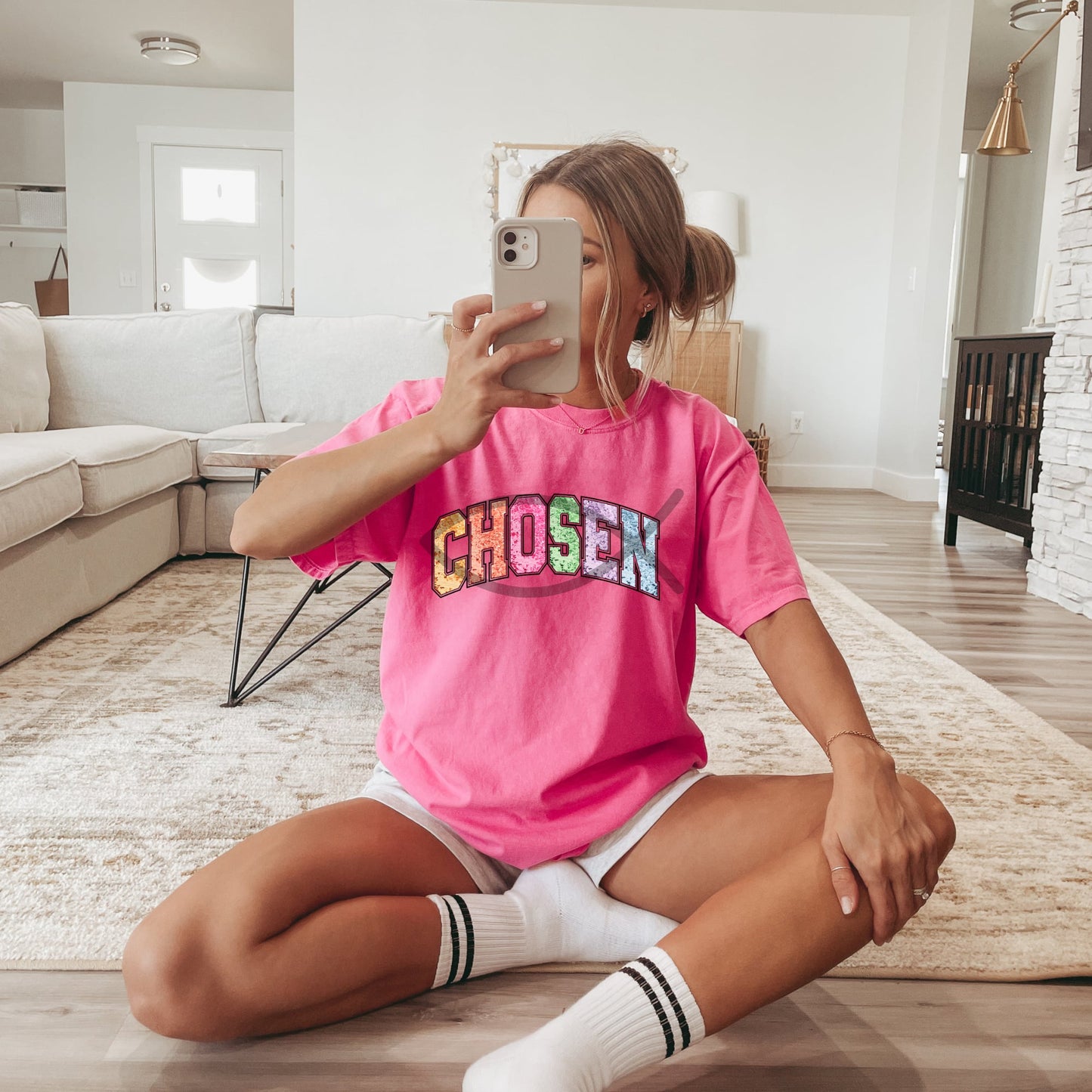 Chosen faux (FAKE) sequin- Comfort Color