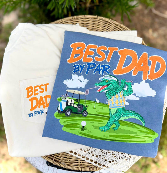 Best dad by par-SET- DTF Transfer