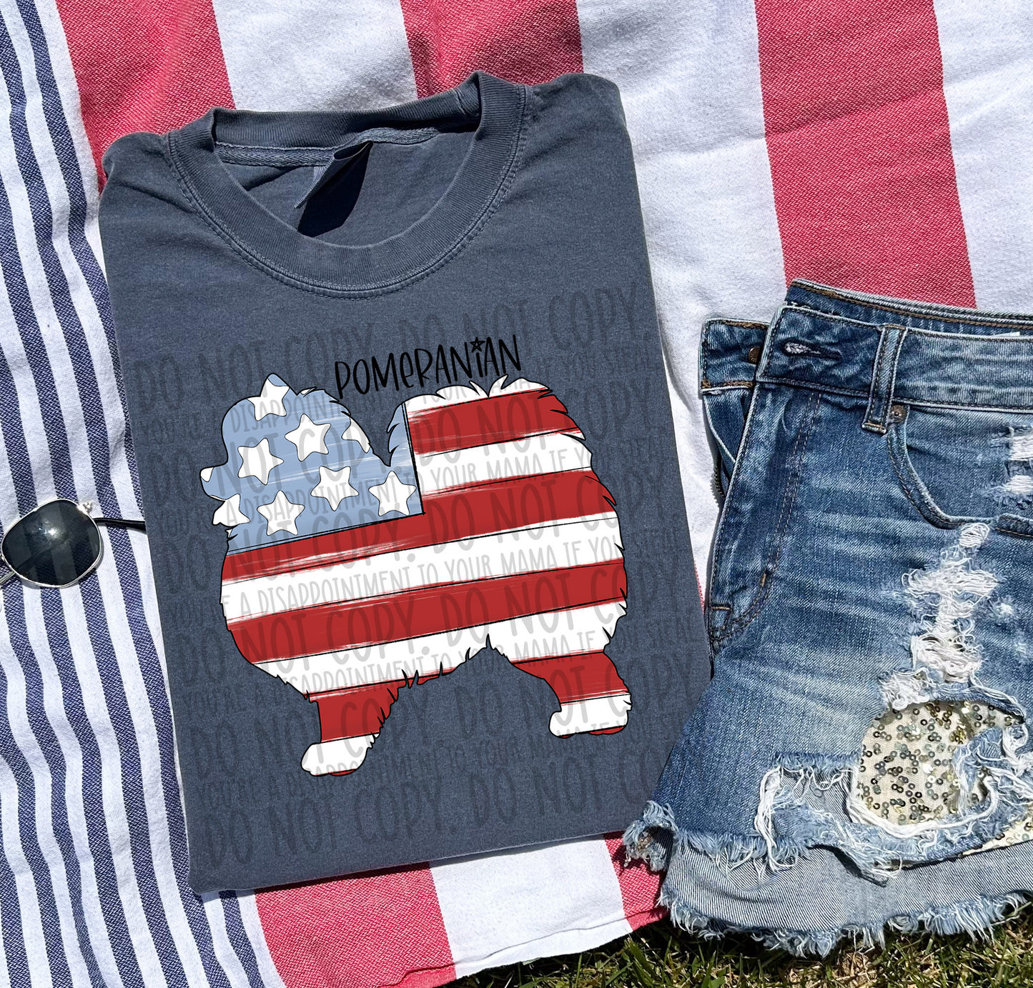 Patriotic Tee- Comfort Color