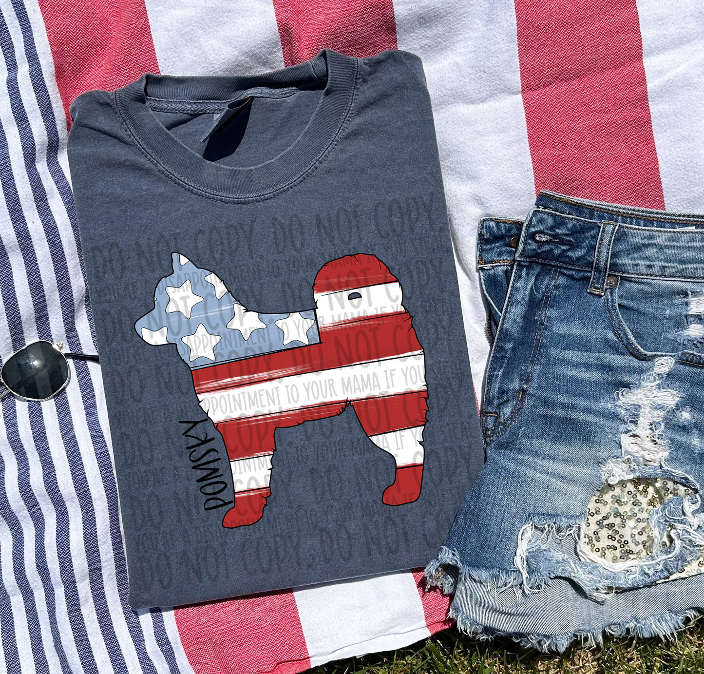 Patriotic Tee- Comfort Color