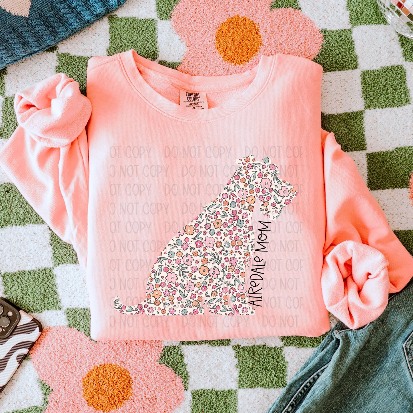 Dog Mom Floral- DTF Transfer