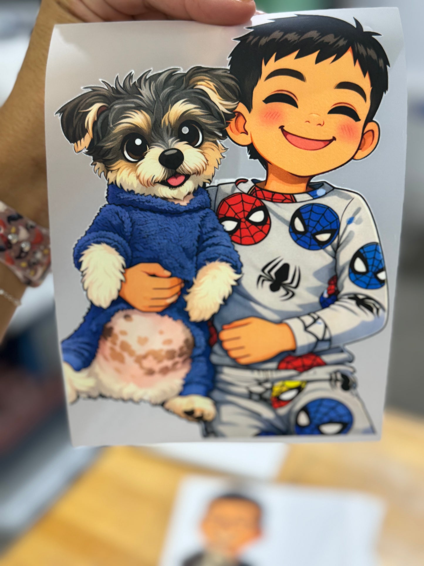 AI Cartoon Character DTF-Transfer