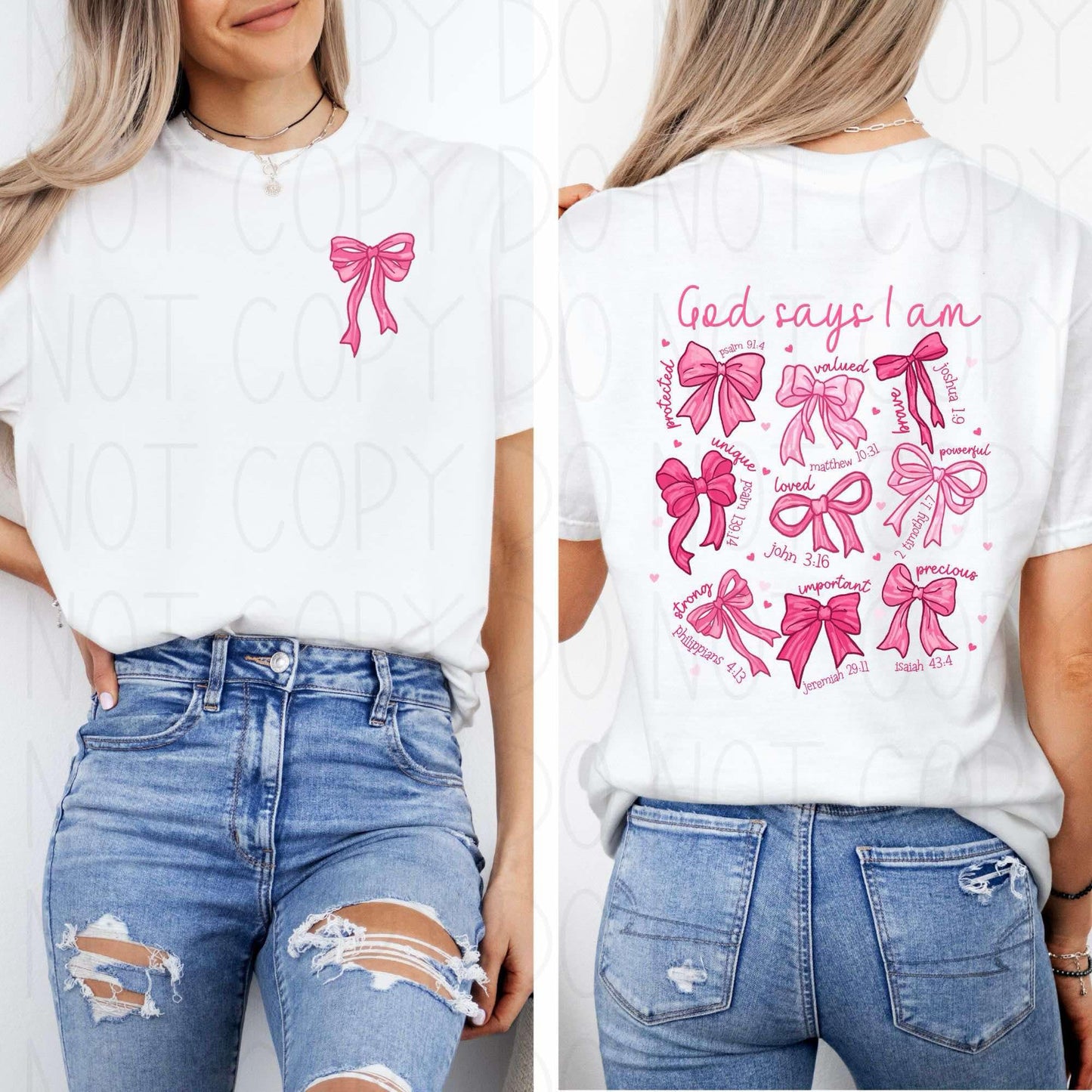God says I am- Completed Tee