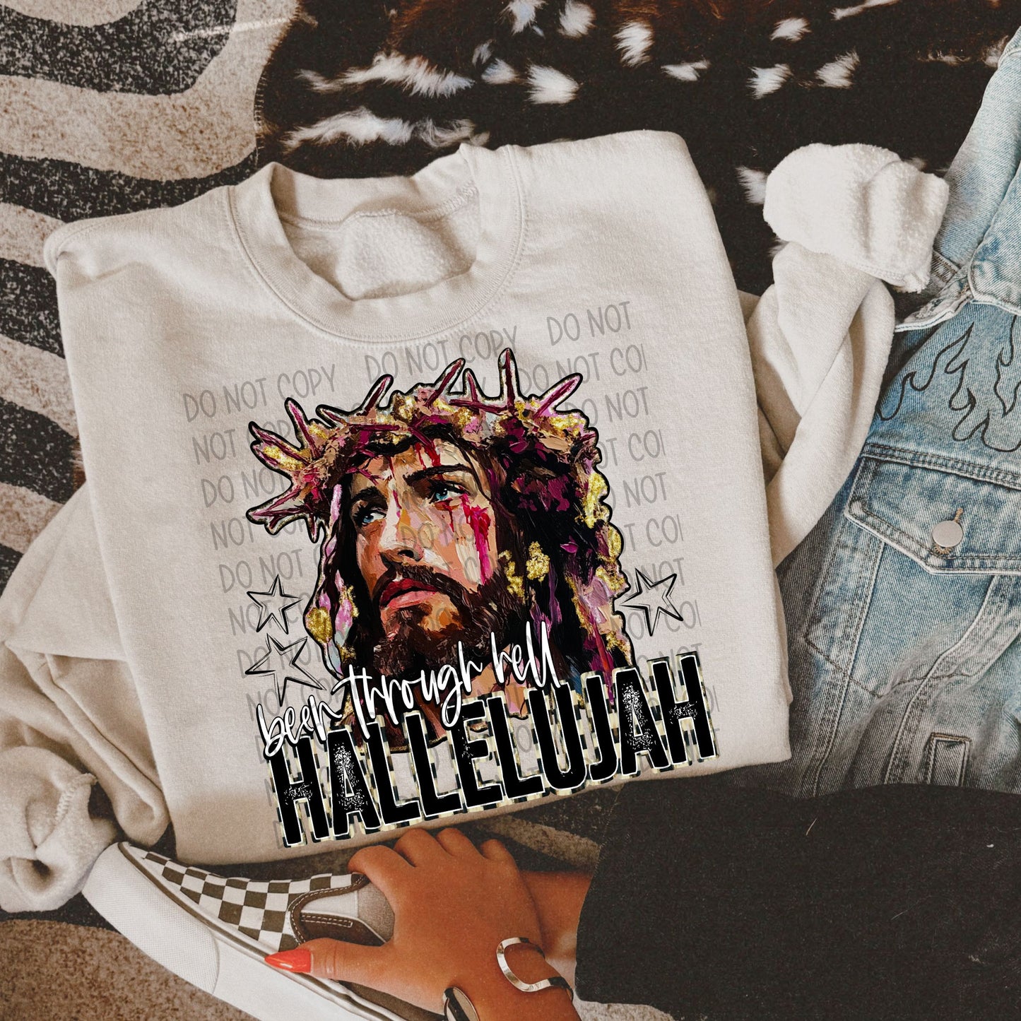 been through hell Hallelujah- DTF Transfer