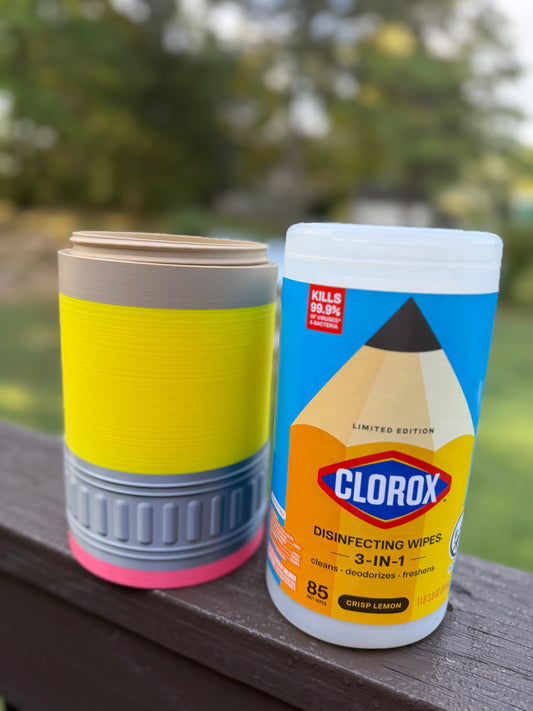3D Printed Disinfecting Wipes Holder | Wipes Container | Blank