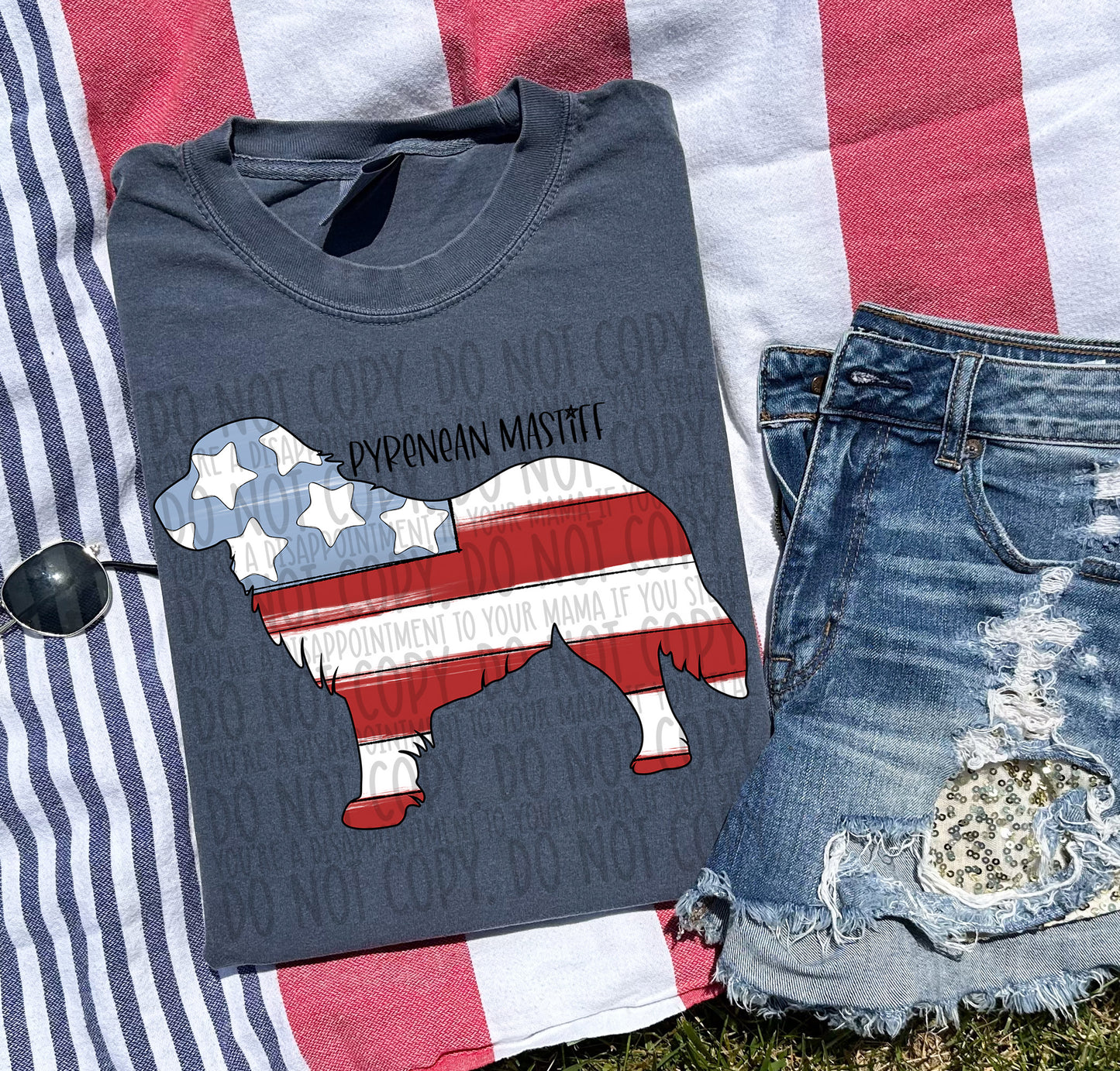 Patriotic Tee- Comfort Color