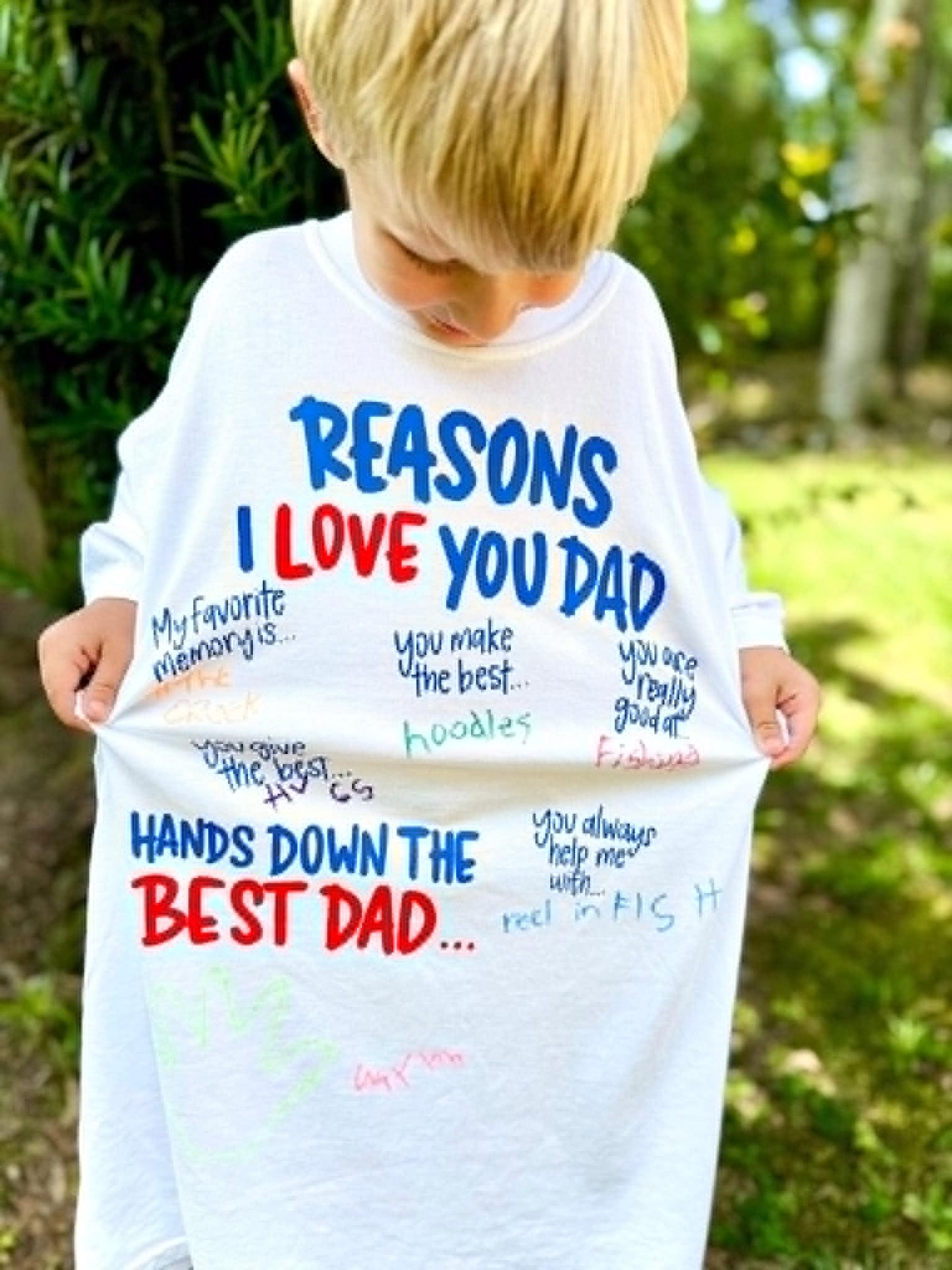 Reasons I love you Dad- DTF Transfer