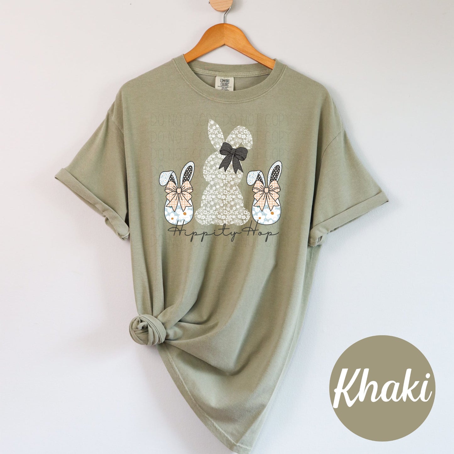 Hippity Hop Bunnies Bows- DTF Transfer