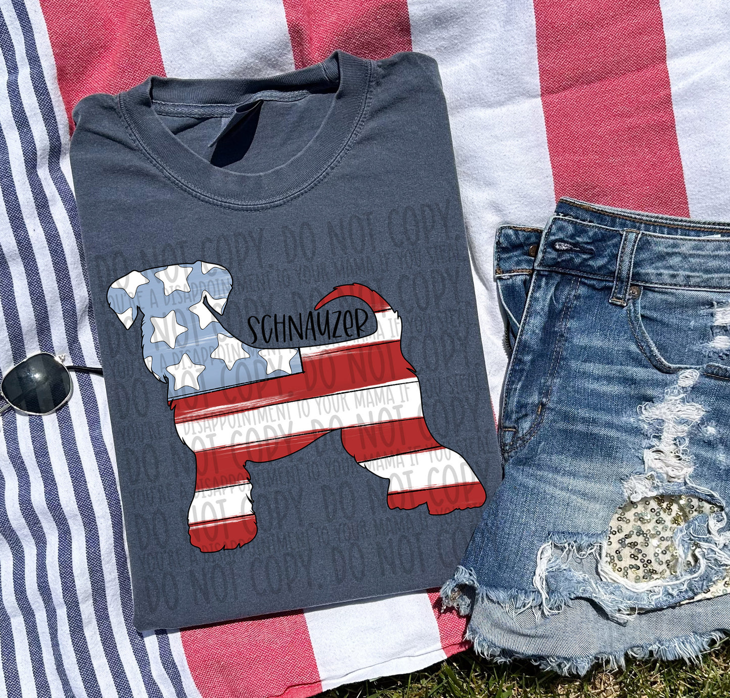 Patriotic Tee- Comfort Color