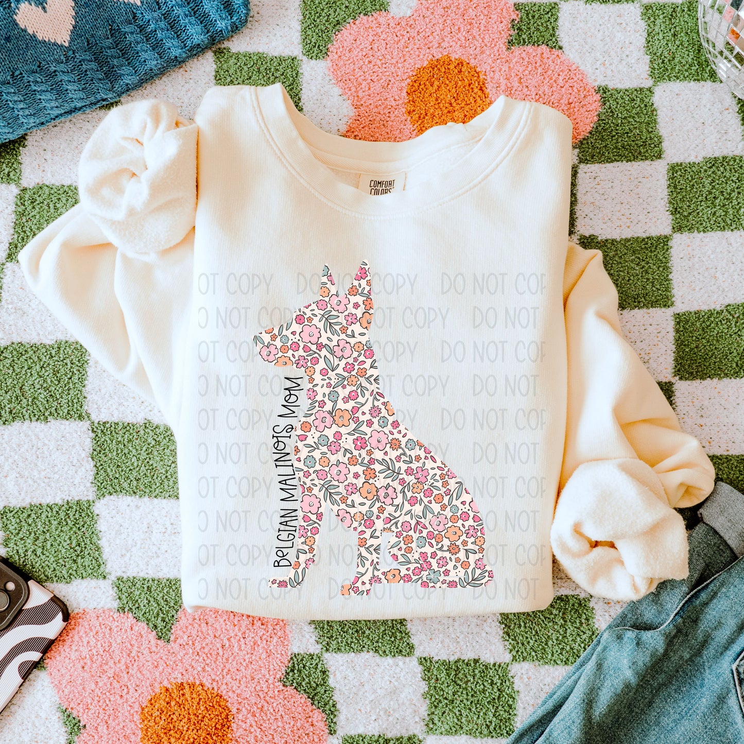 Dog Mom Floral- DTF Transfer