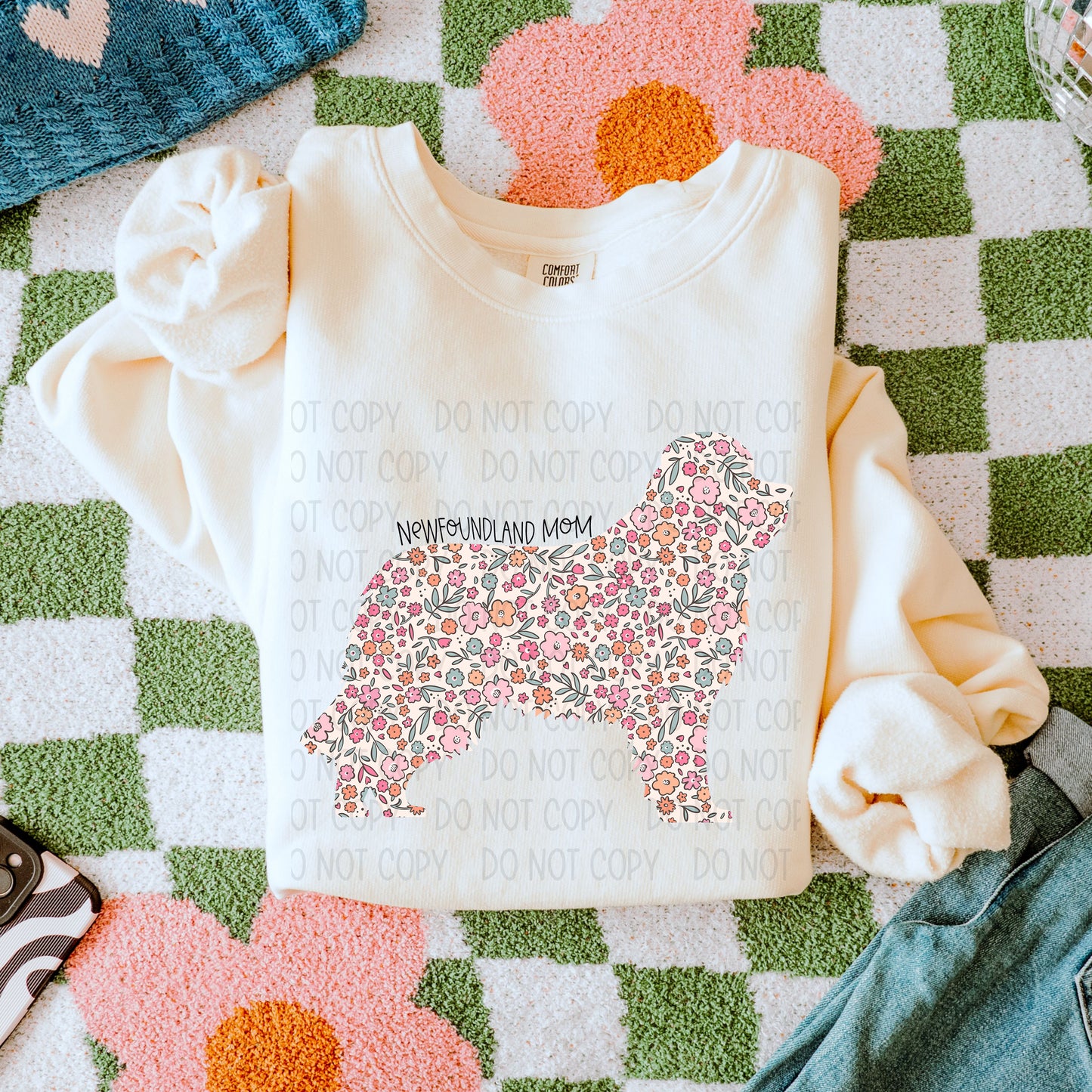 Dog Mom Floral- DTF Transfer