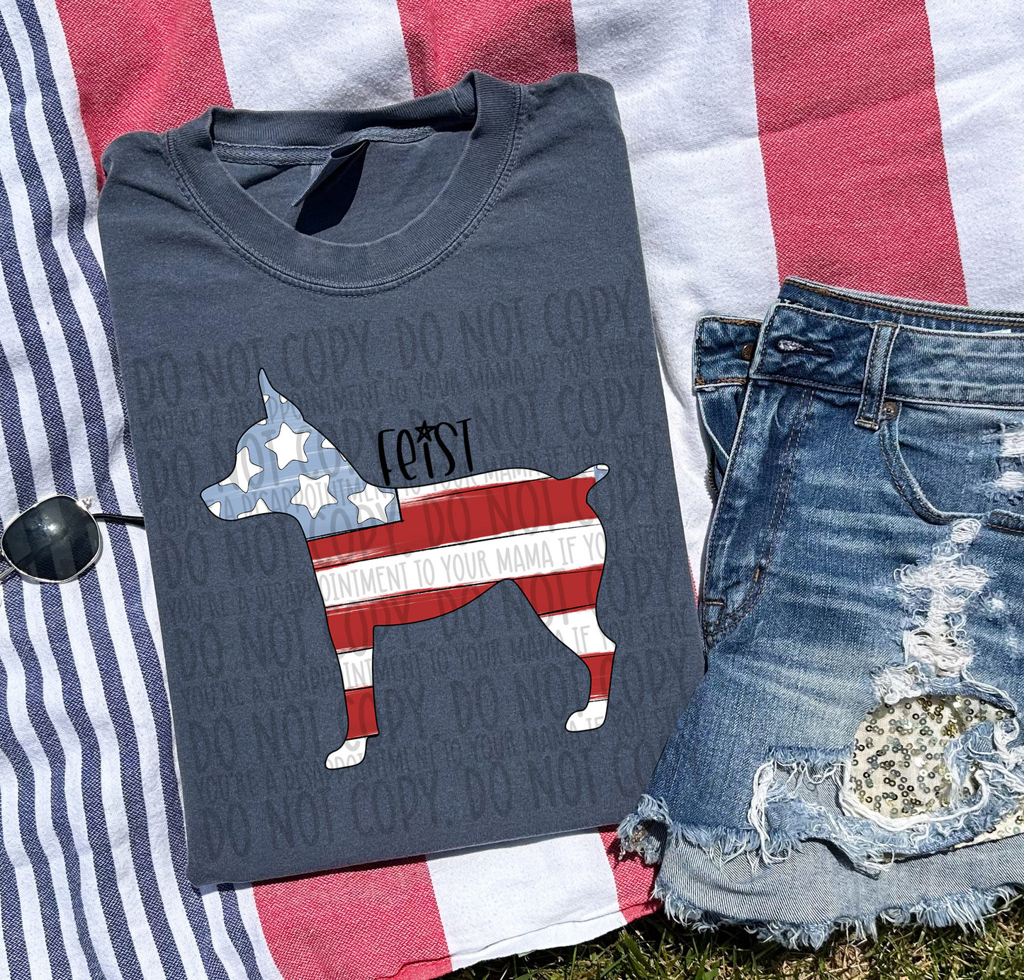 Patriotic Tee- Comfort Color