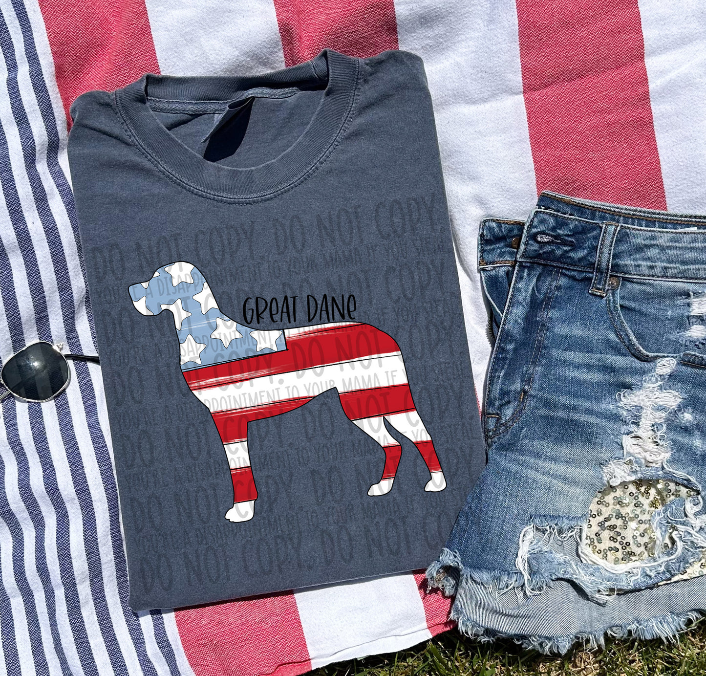 Patriotic Tee- Comfort Color