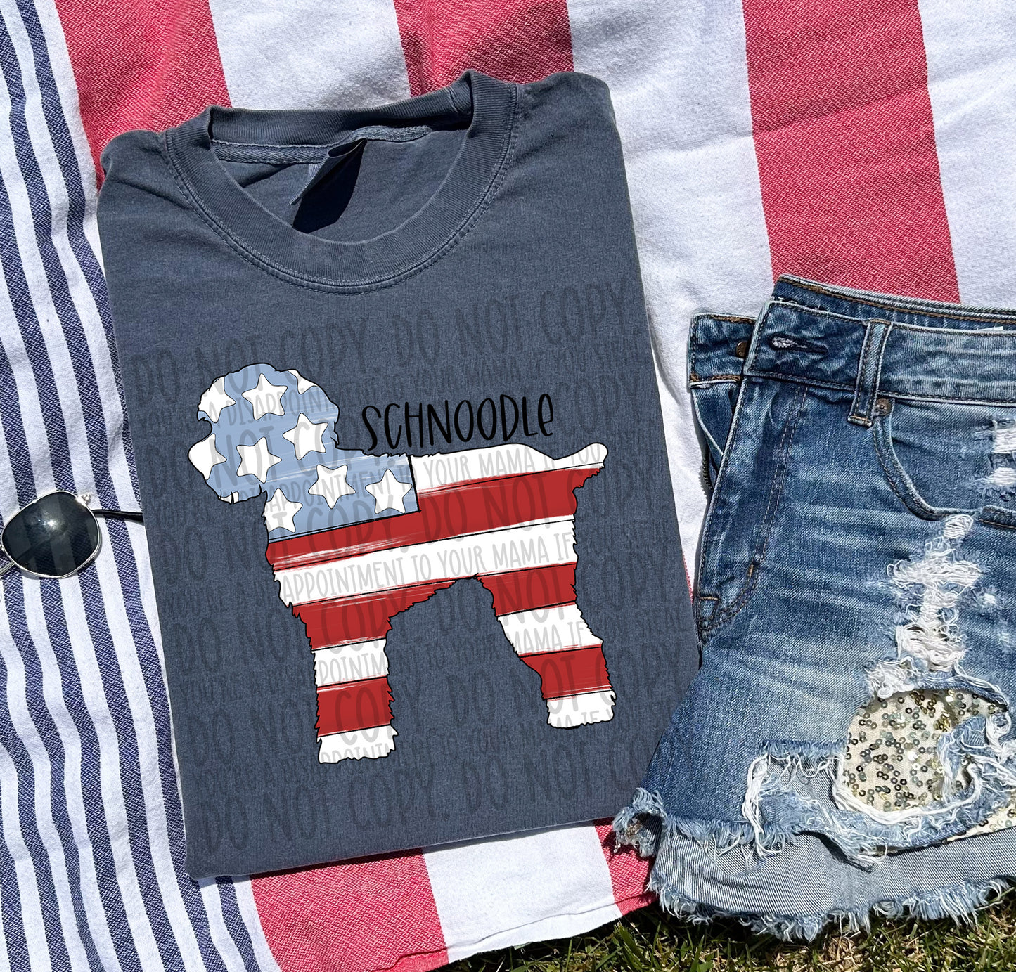 Patriotic Tee- Comfort Color