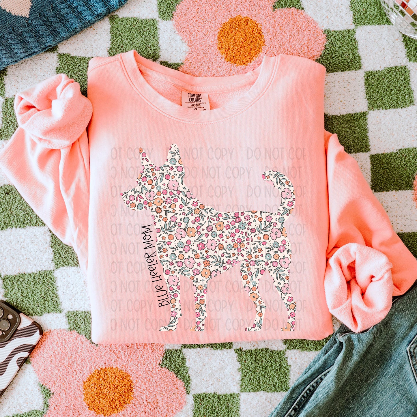 Dog Mom Floral- DTF Transfer