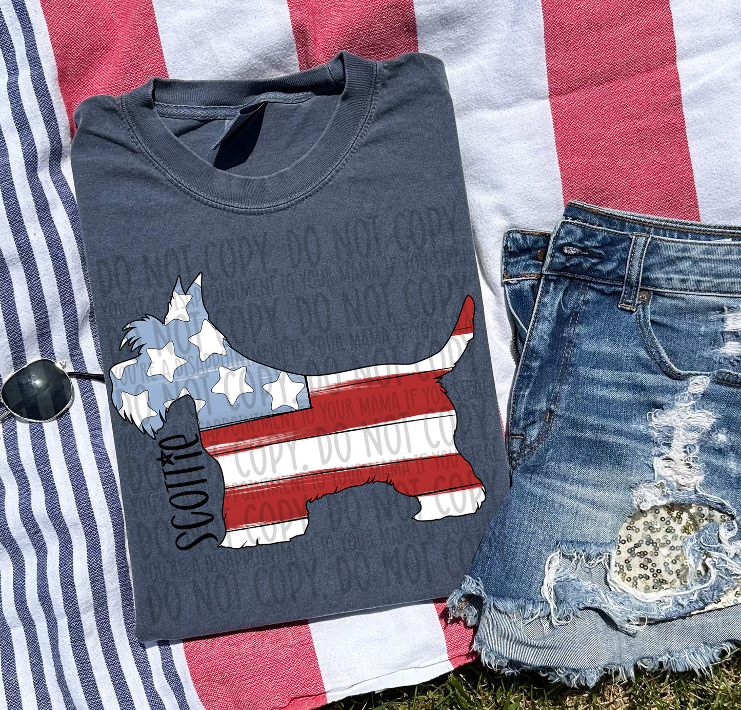 Patriotic Tee- Comfort Color