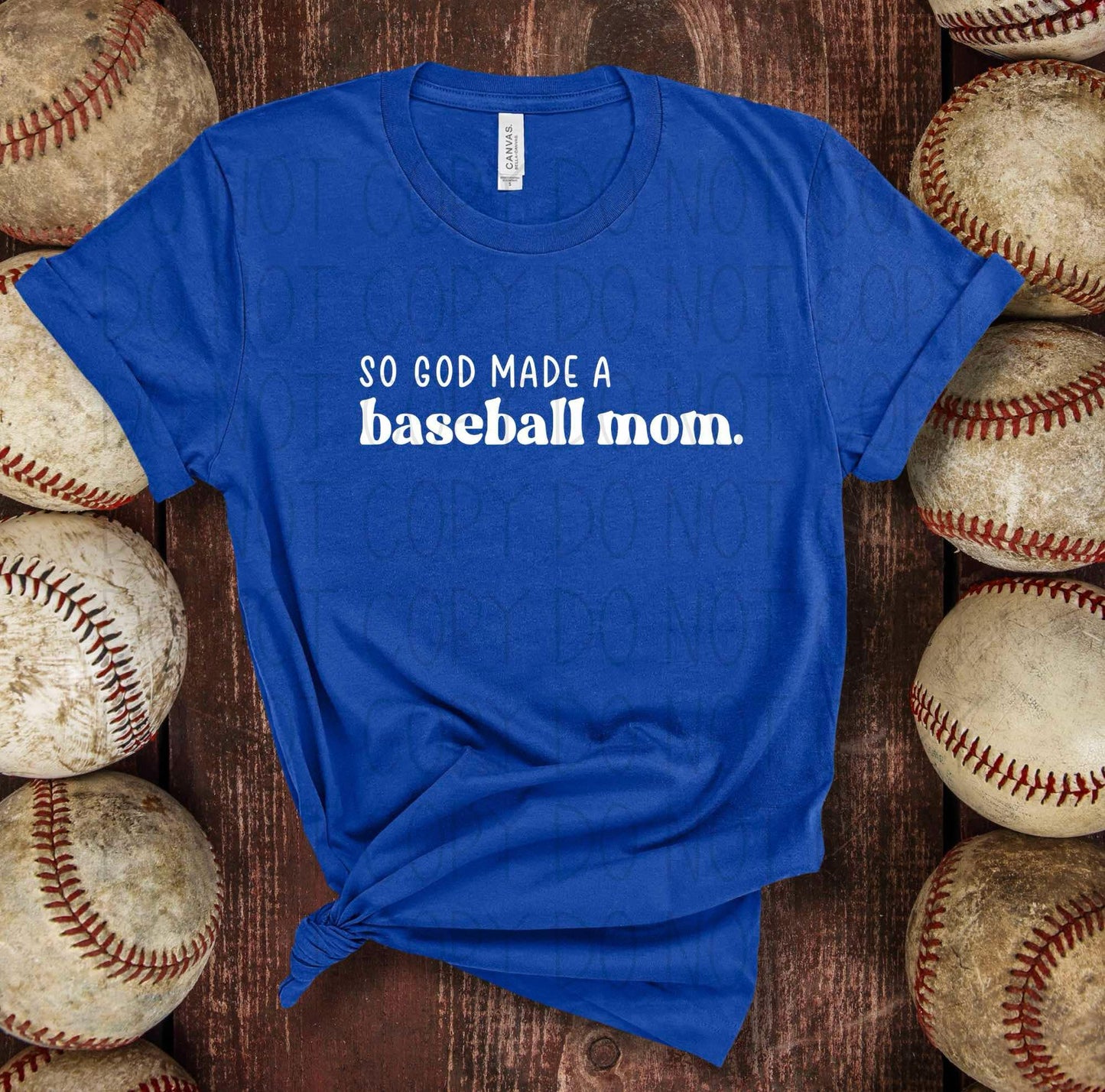 so God made a baseball mom- DTF Transfer