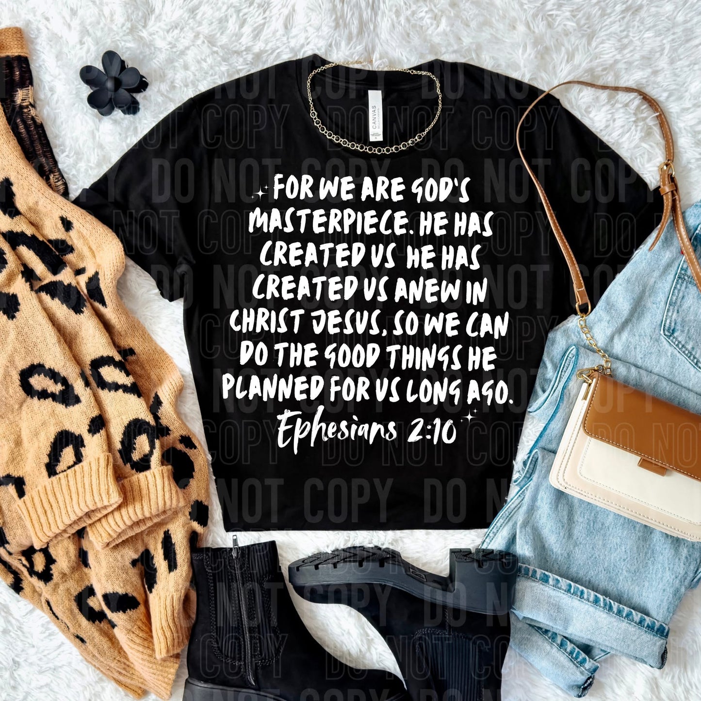 For we are God's masterpiece. He has created us- DTF Transfer