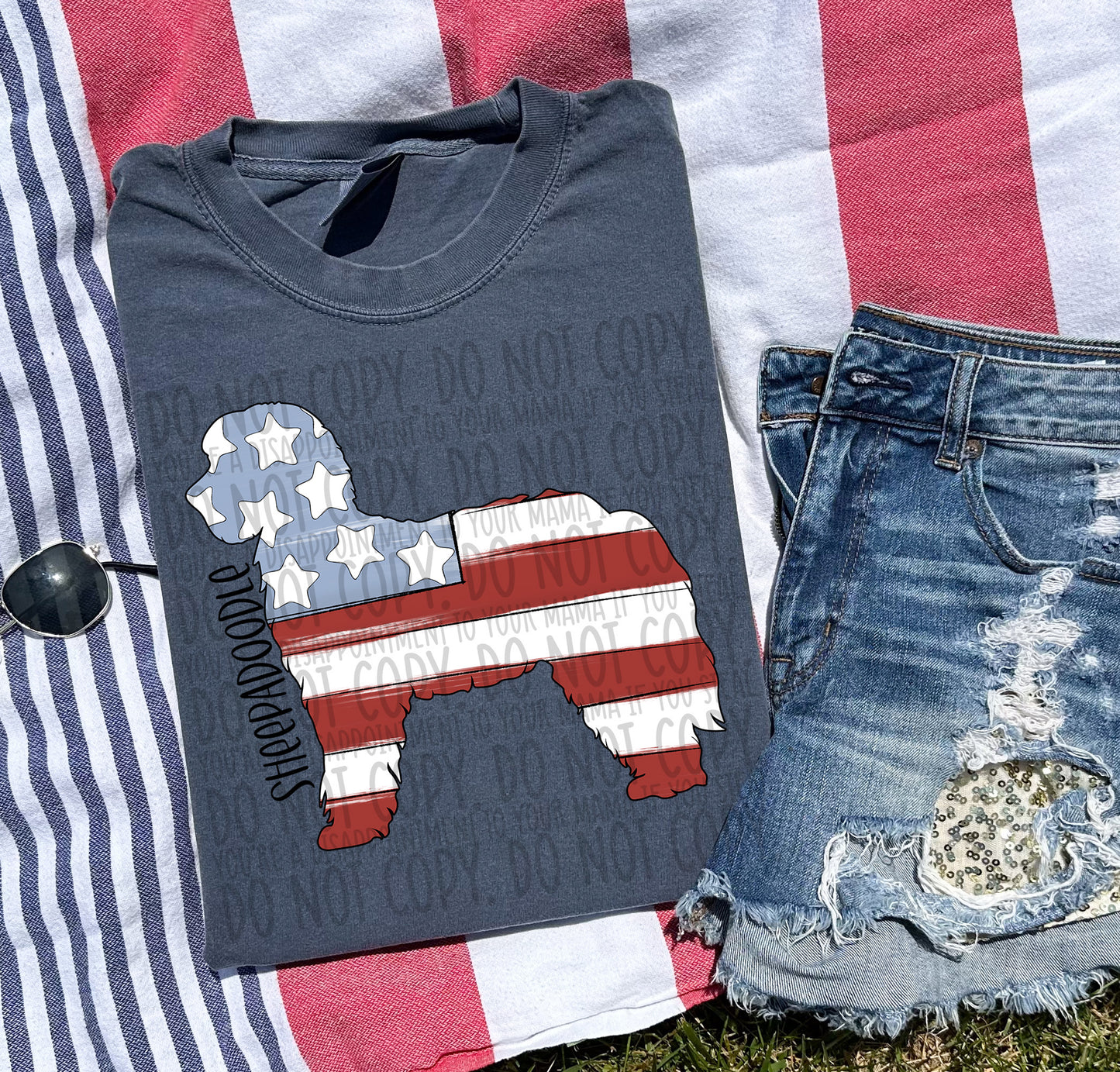 Patriotic Tee- Comfort Color