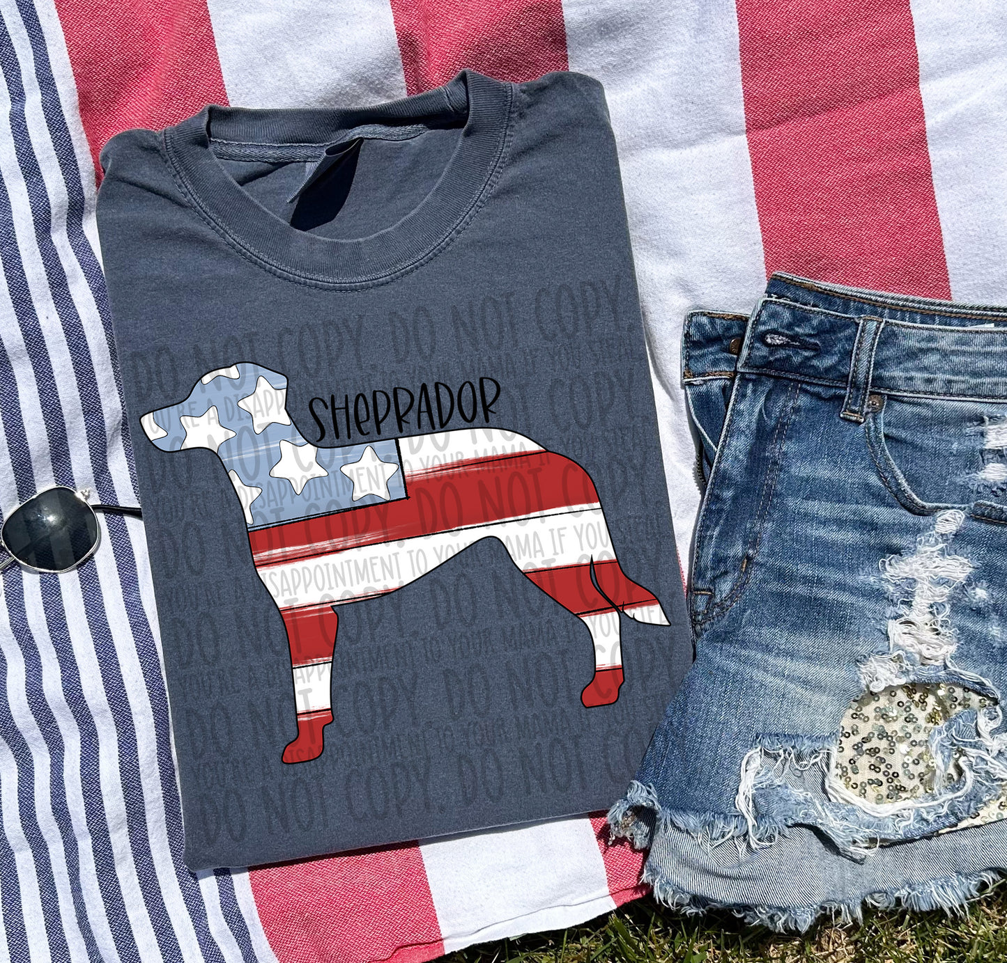 Patriotic Tee- Comfort Color