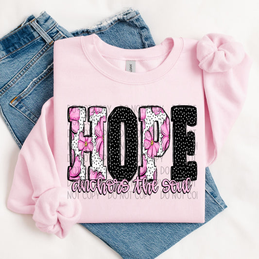 Hope anchors the soul-DTF Transfer