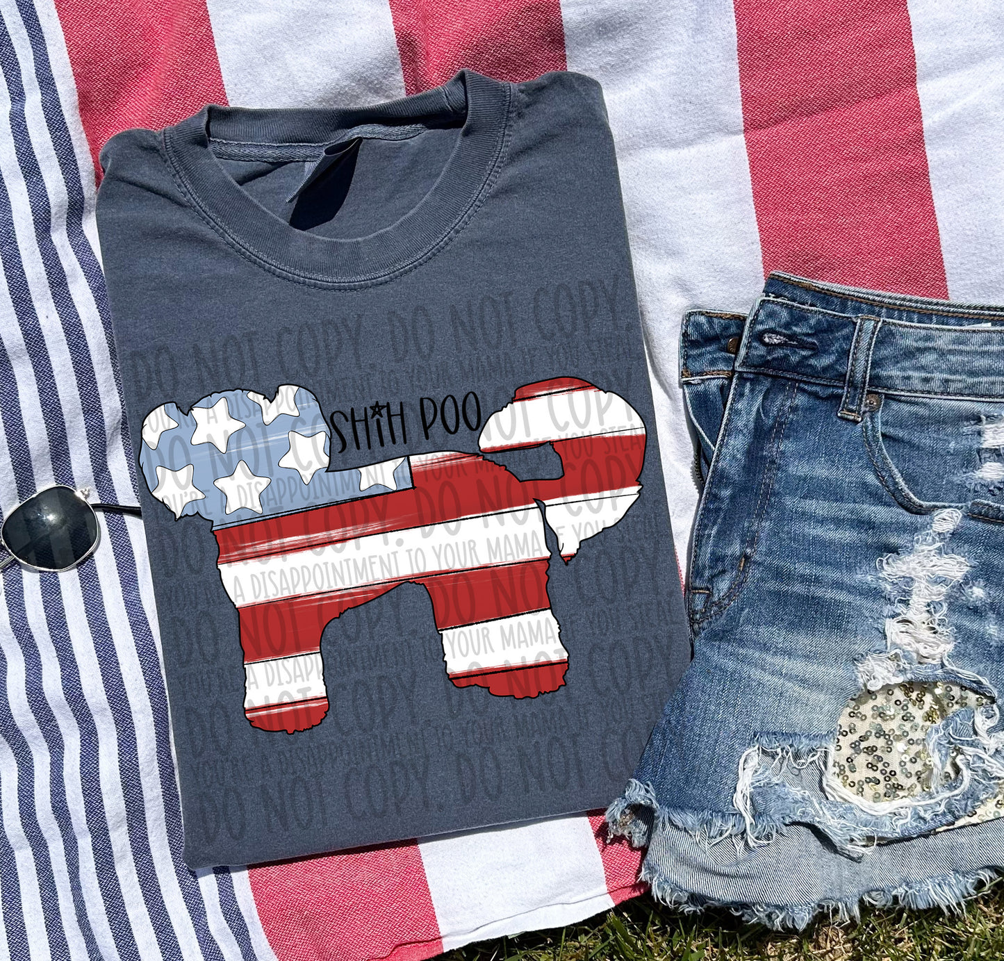 Patriotic Tee- Comfort Color