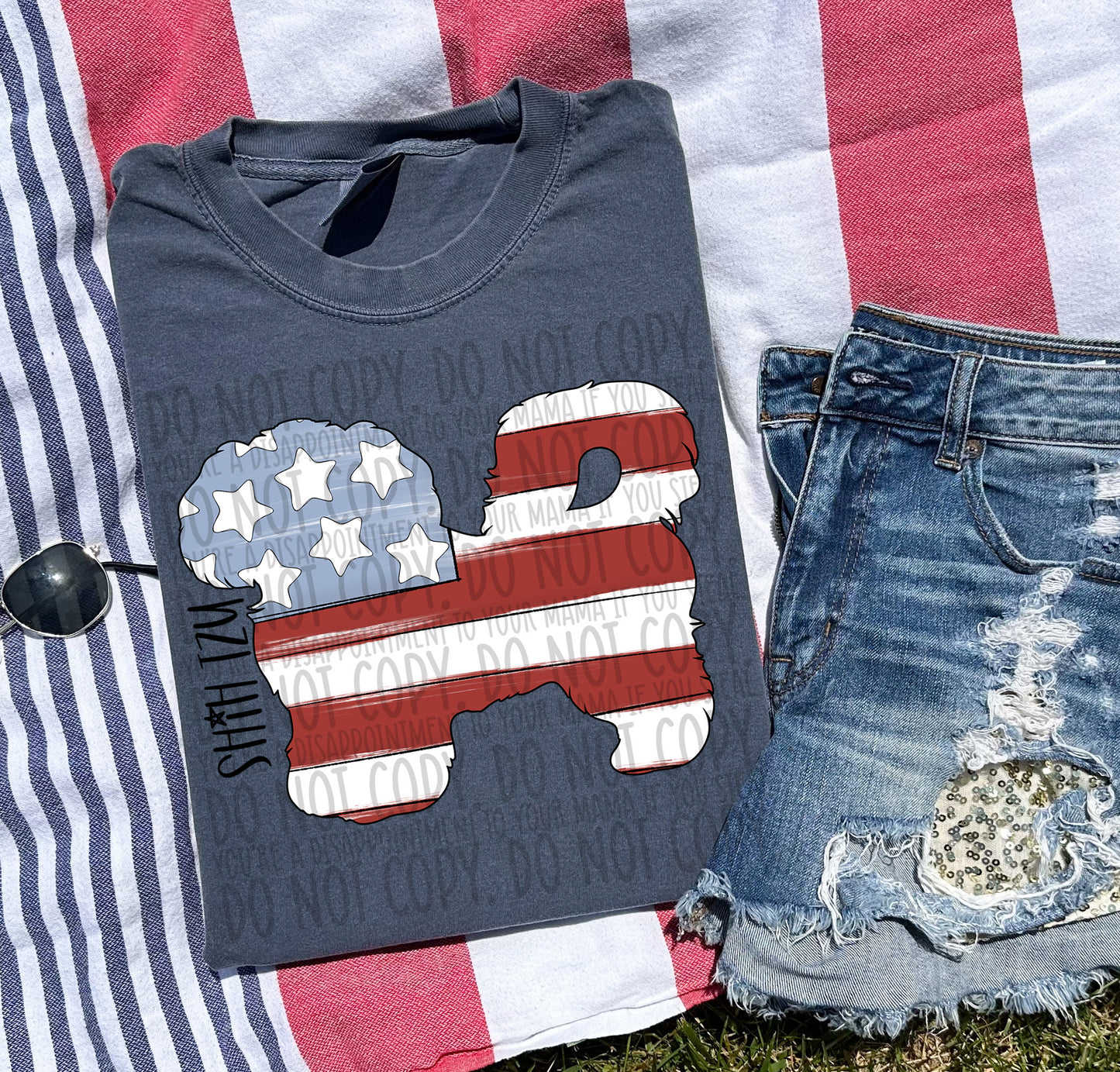 Patriotic Tee- Comfort Color