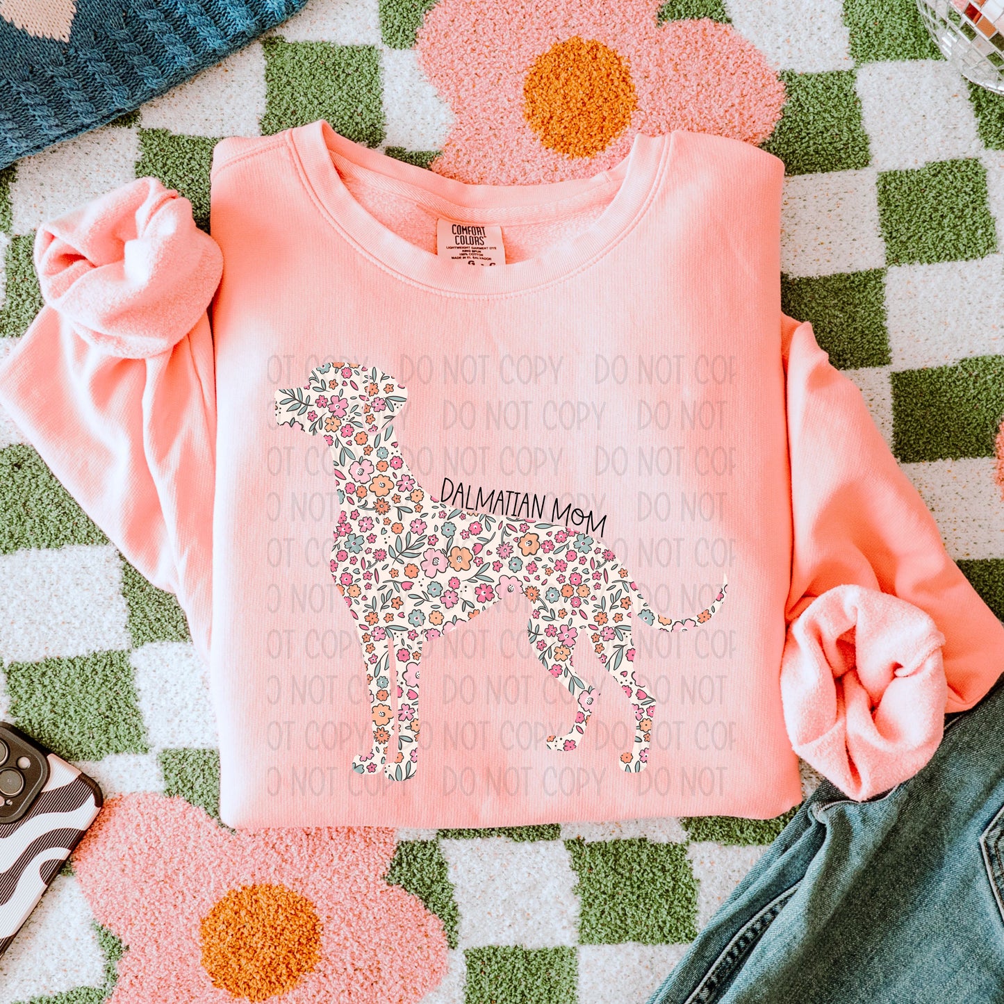 Dog Mom Floral- DTF Transfer