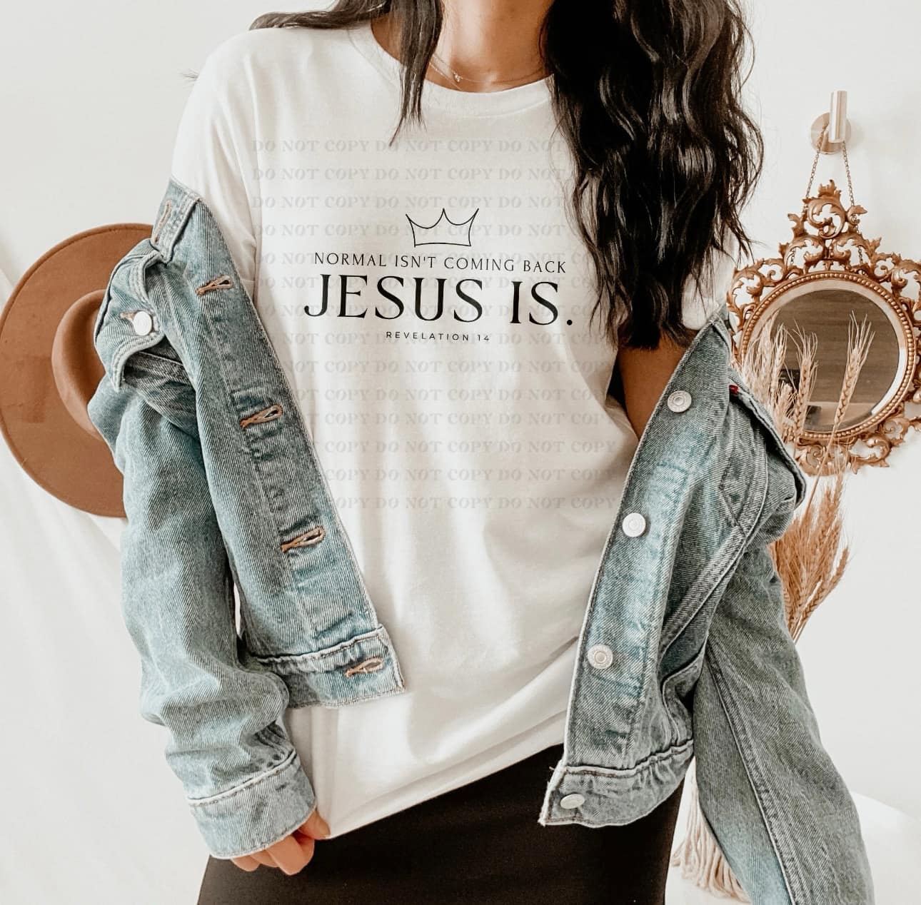 Normal isn't coming back Jesus is Revelations 1:4-DTF Transfer