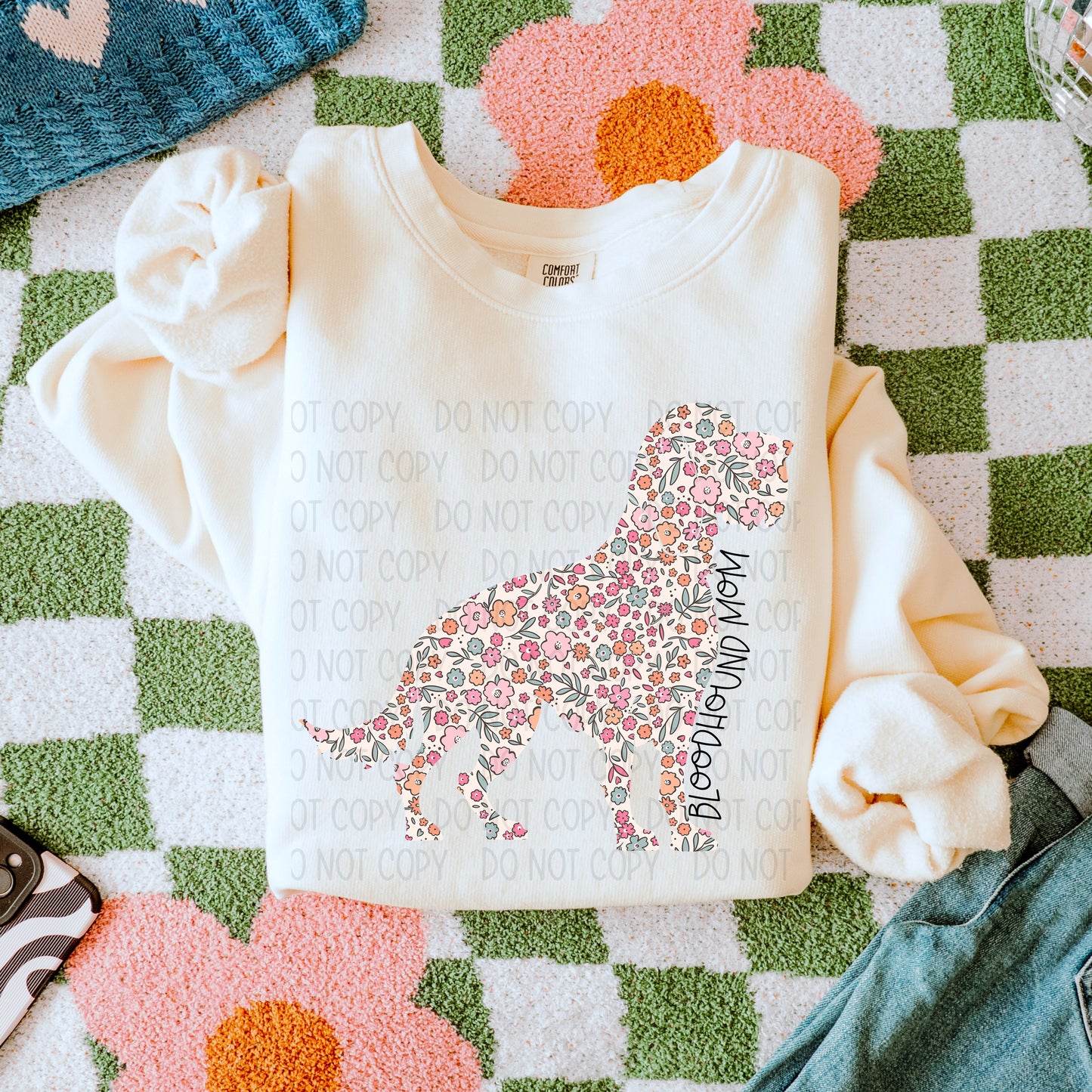 Dog Mom Floral- DTF Transfer