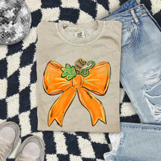 Pumpkin Bow-DTF Transfer
