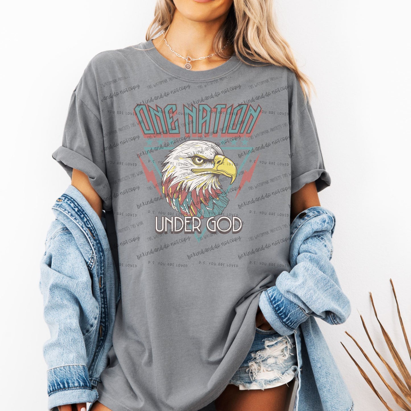 One Nation Under God- DTF Transfer