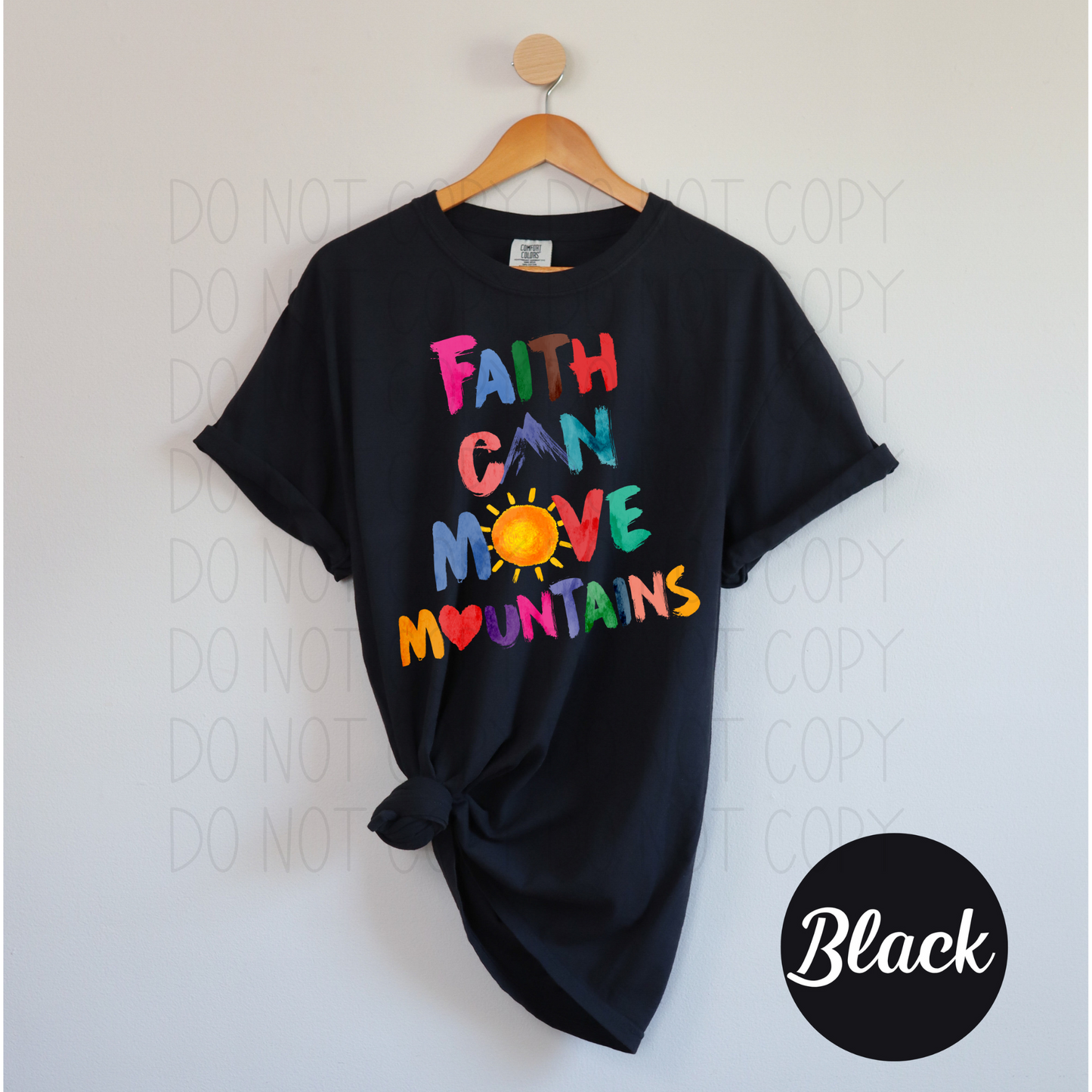 Faith can move mountains- DTF Transfer