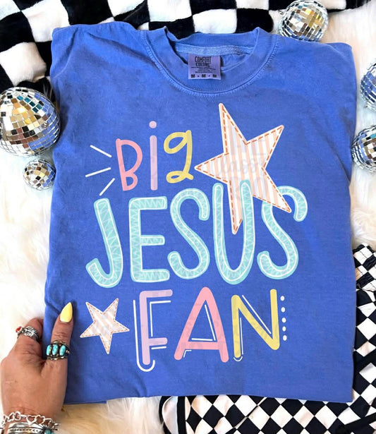 Big Jesus Fan- DTF Transfer
