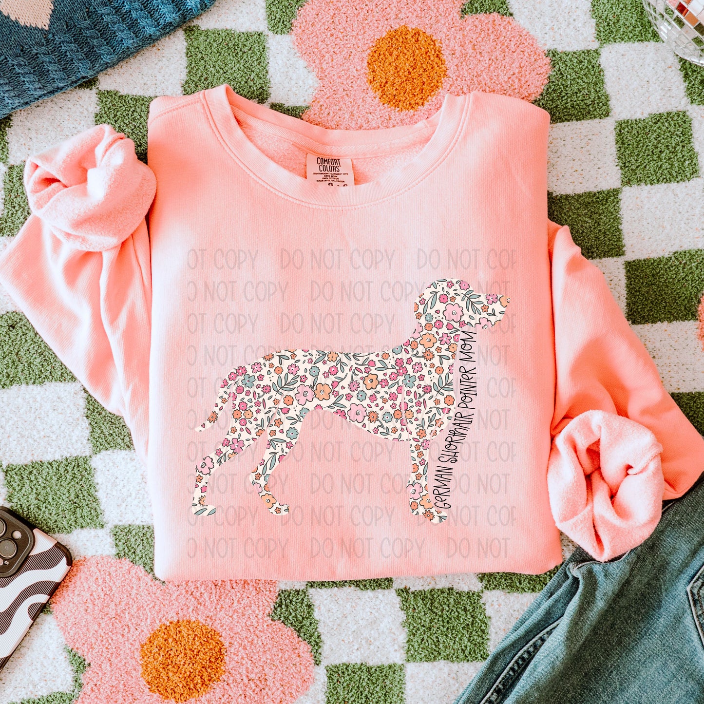 Dog Mom Floral- DTF Transfer