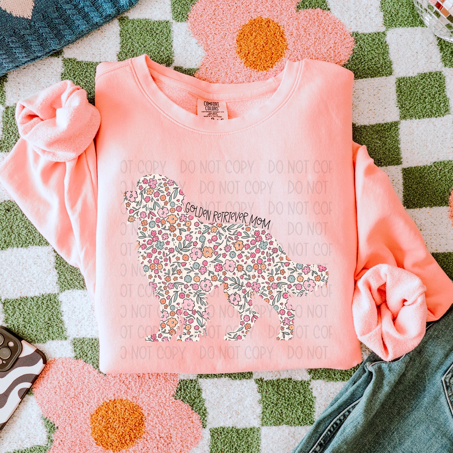 Dog Mom Floral- DTF Transfer