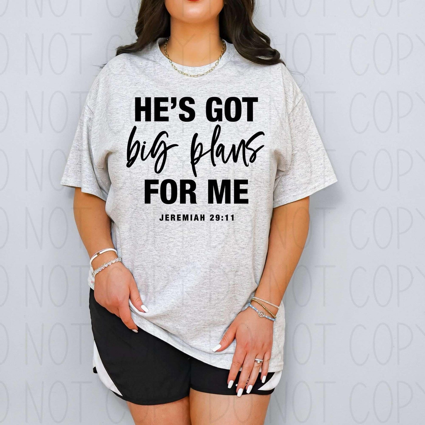 He's got big plans for me- Completed Tee