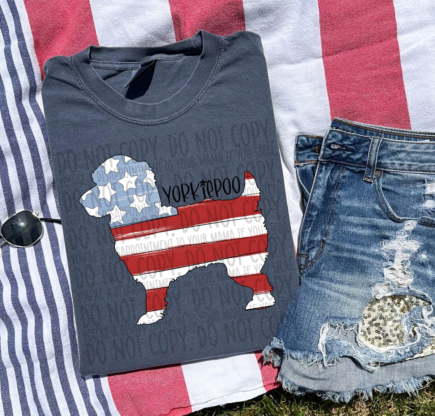 Patriotic Tee- Comfort Color