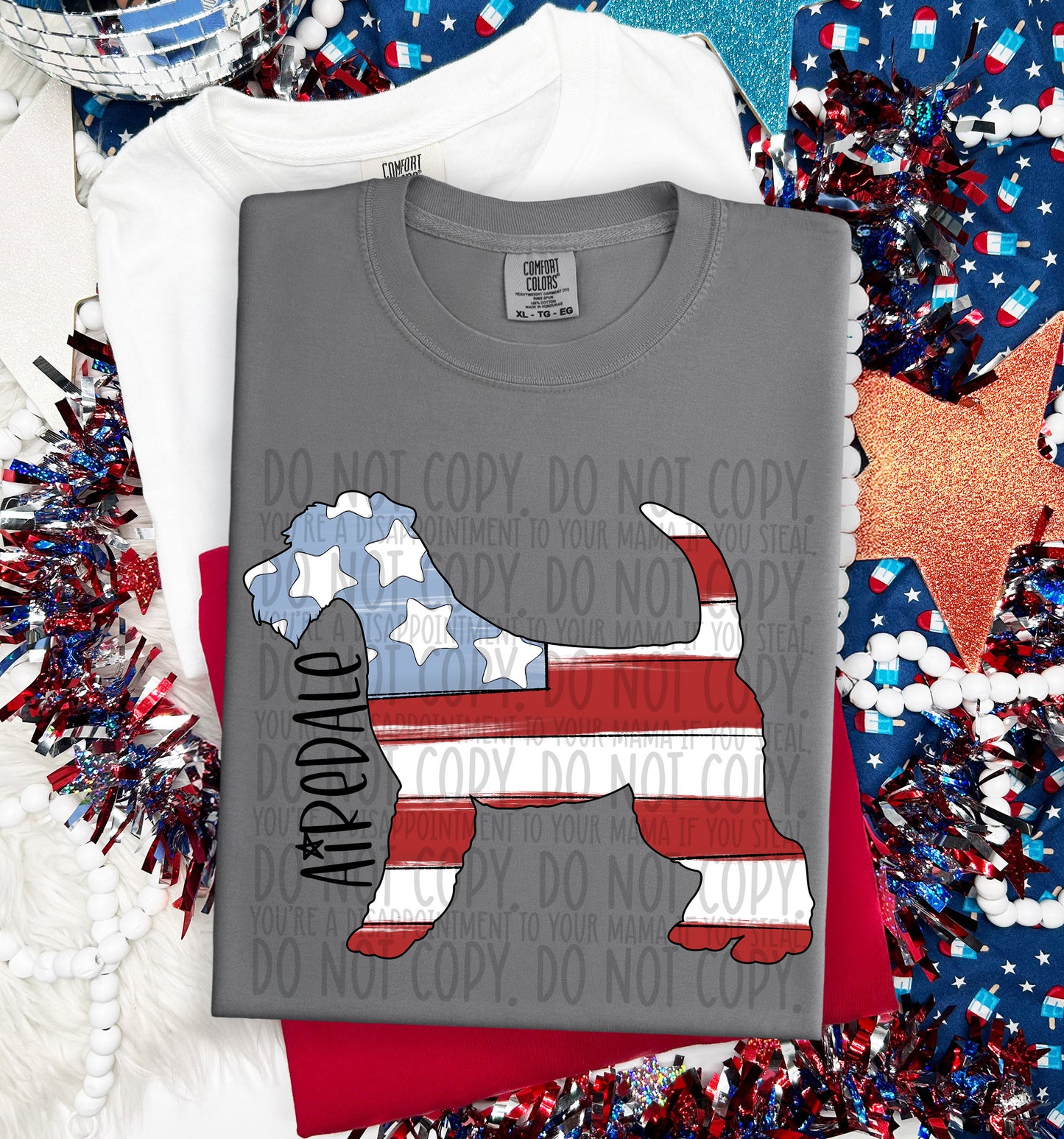 Patriotic Dogs - DTF Transfer